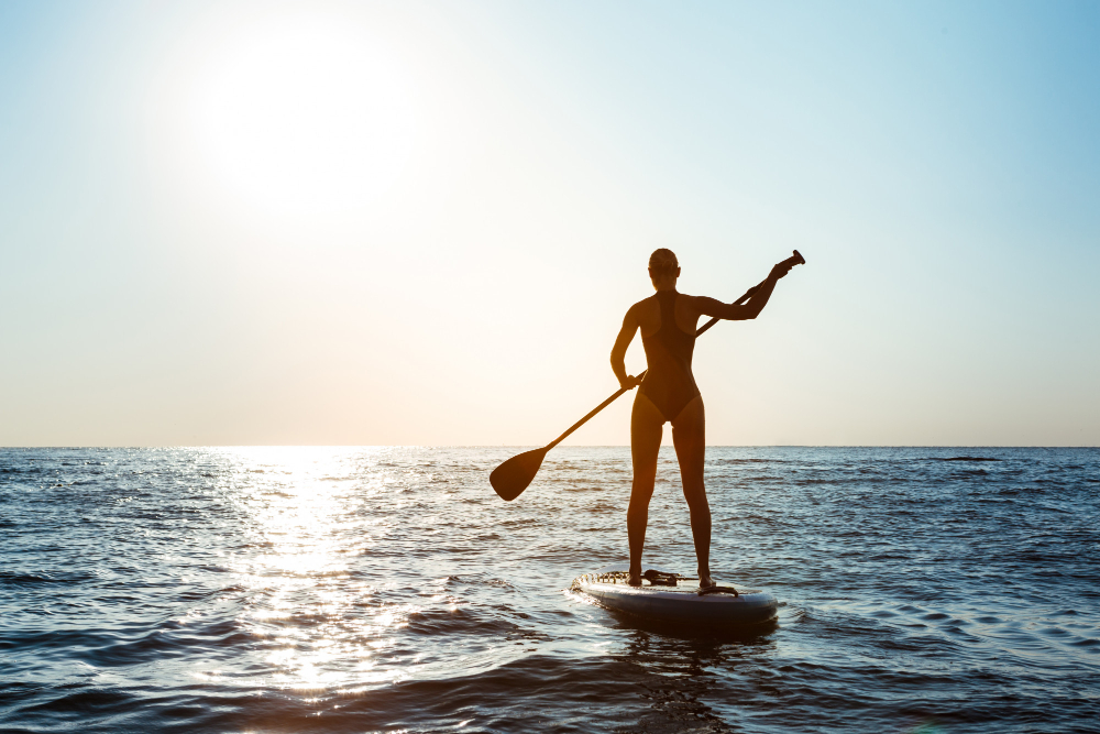 Paddle carnon plage